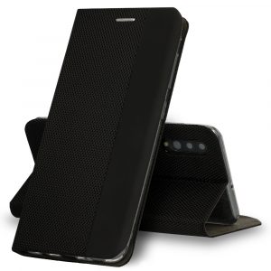 Huawei P40-Vennus sensitive oldalra nyíló hátlap tok,fekete