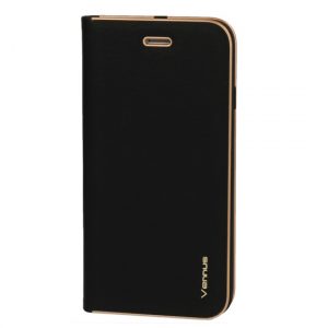 Huawei P40-Vennus kabura oldalra nyíló hátlap tok,fekete